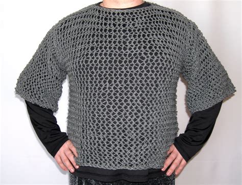 fake chainmail cloth - battle ready chainmail.